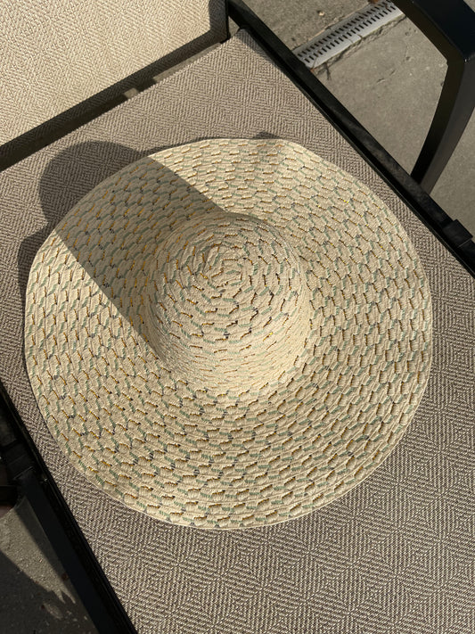 Gold Shimmer Sun Hat