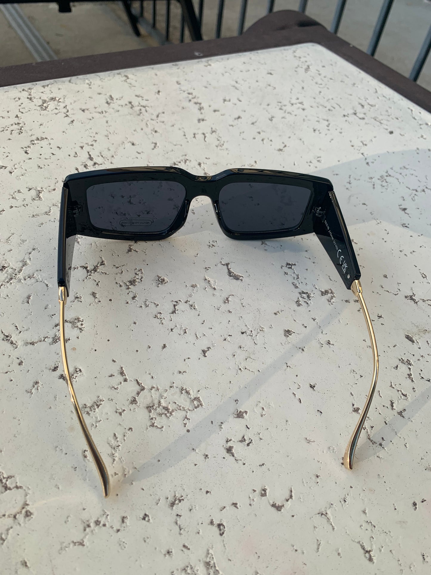 Black Shade Gold Rebecca Sunglasses