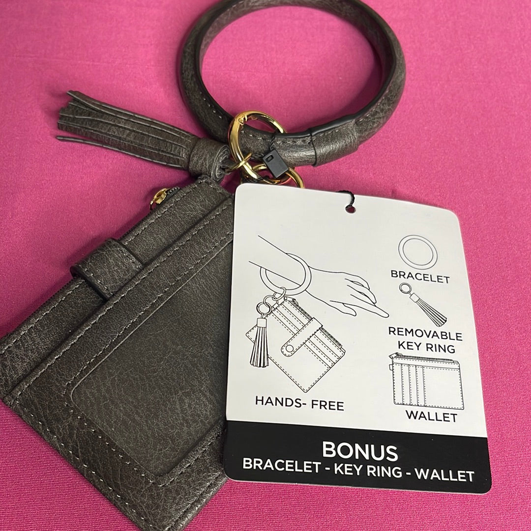 Bracelet Key Ring Wallet