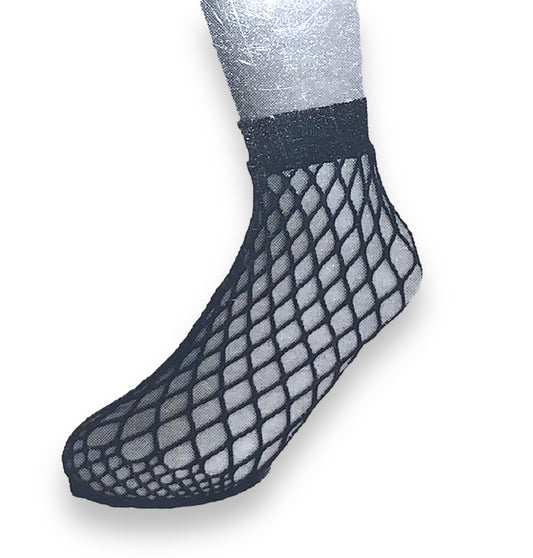 Black Fishnet Socks