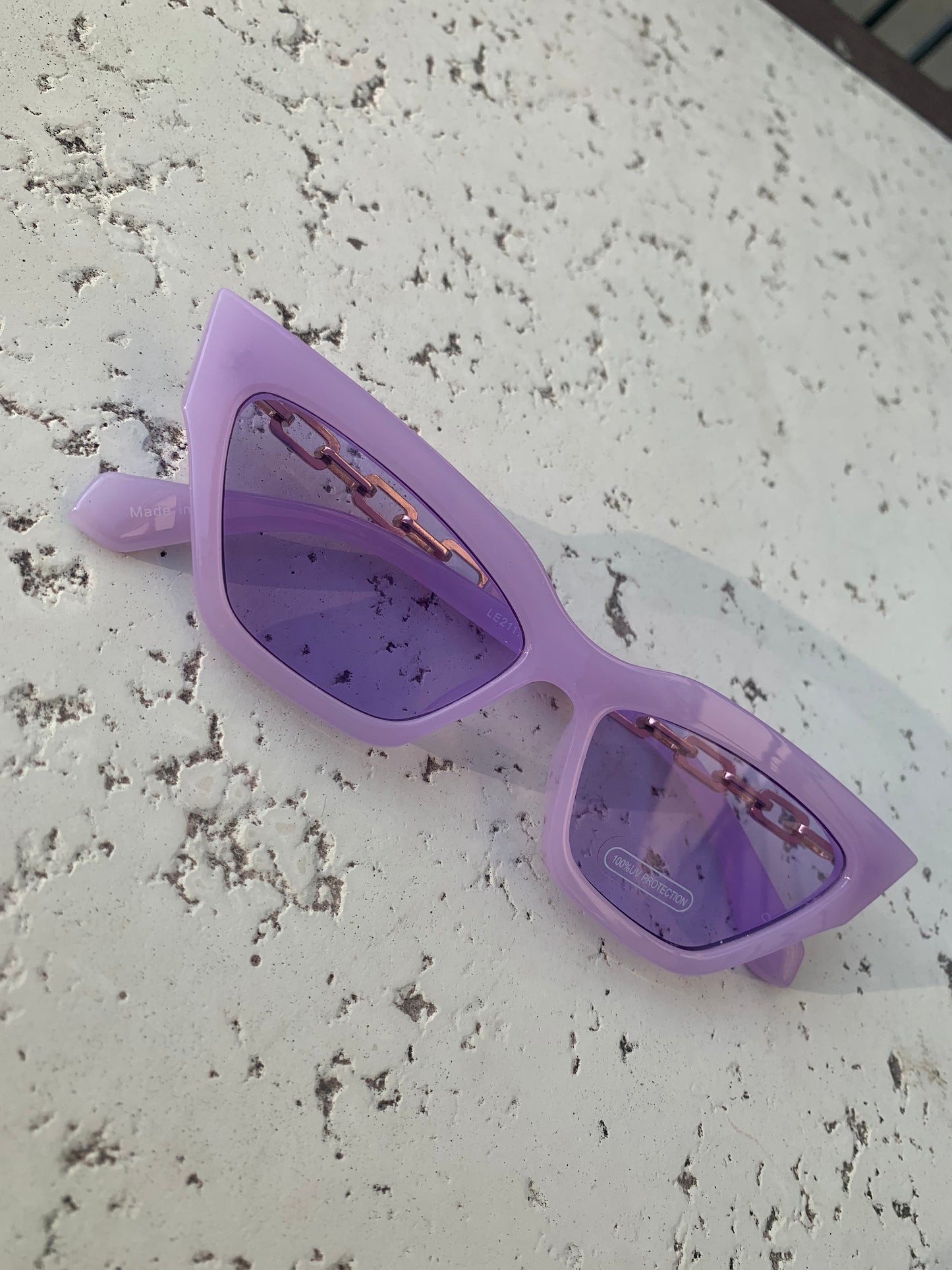 Purple Cat Eye Sunglasses