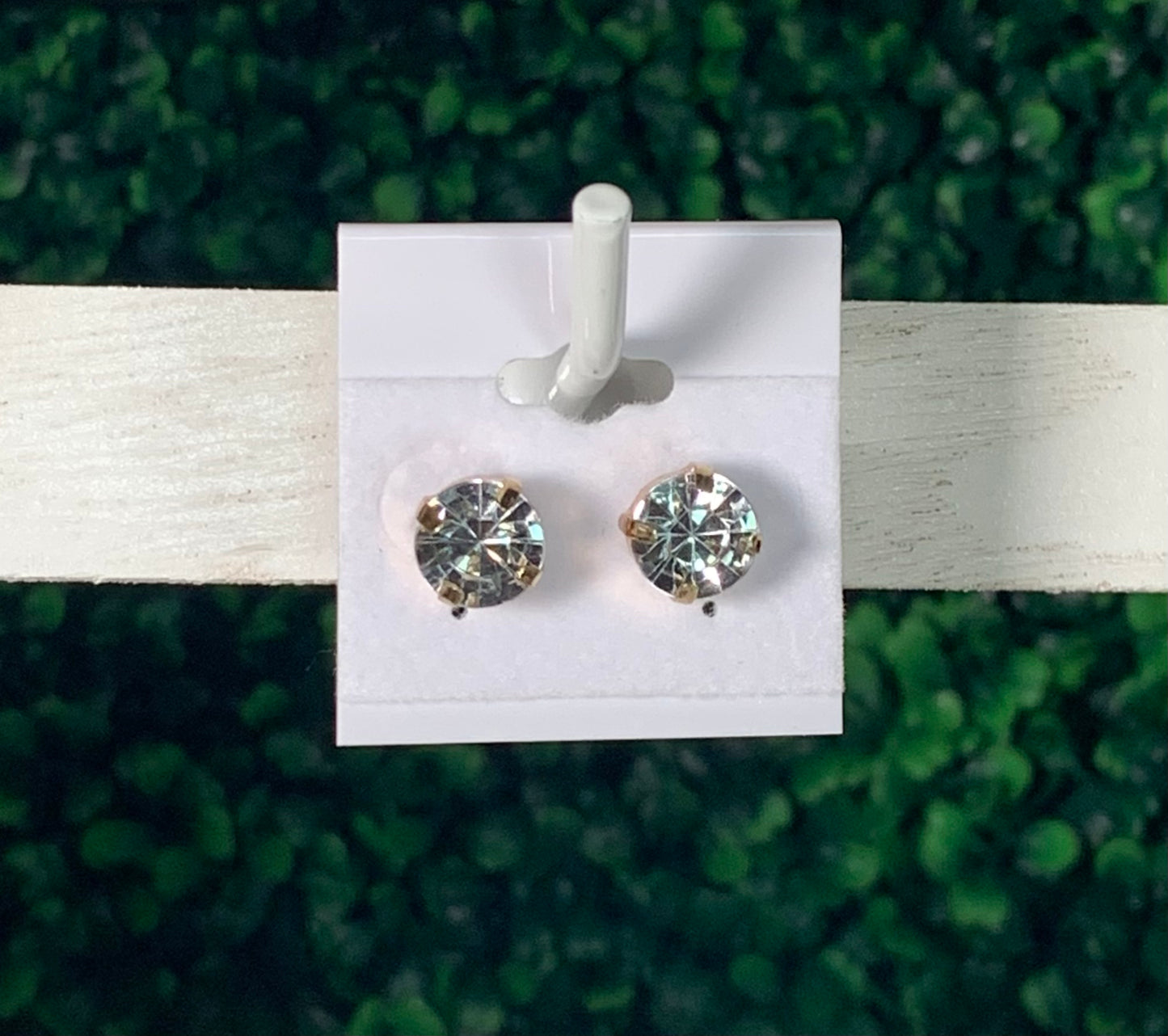 Rhinestone Stud Earrings