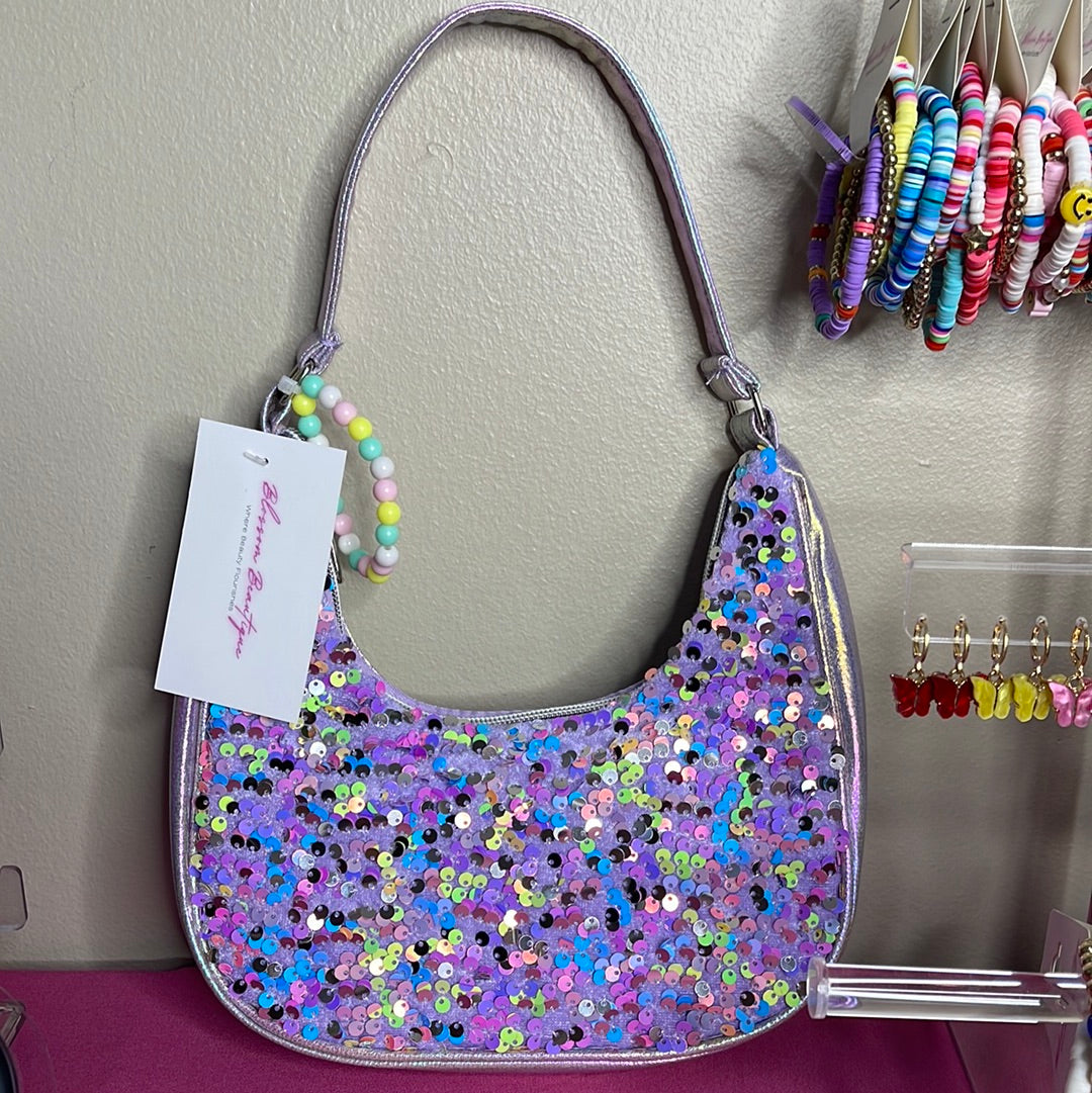 Holographic Sequin Purse