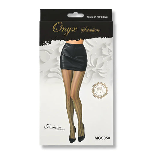 Mardi Gras Fishnet Tights – Purple, Green & Gold