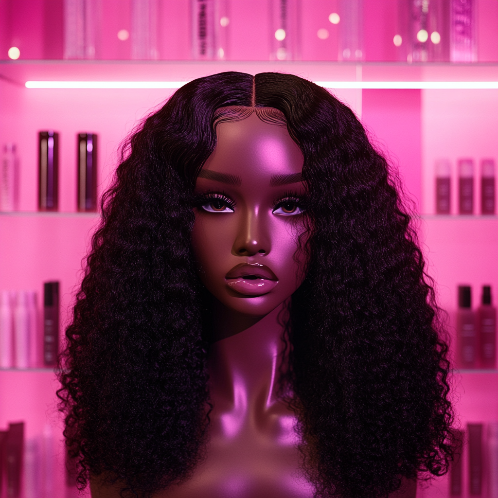 4X6 HD LACE GLUELESS 24" WIG KINKY CURLY HIGHLIGHT (LOCAL ONLY)