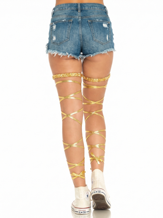 Sara Lamé Garter Leg Wraps