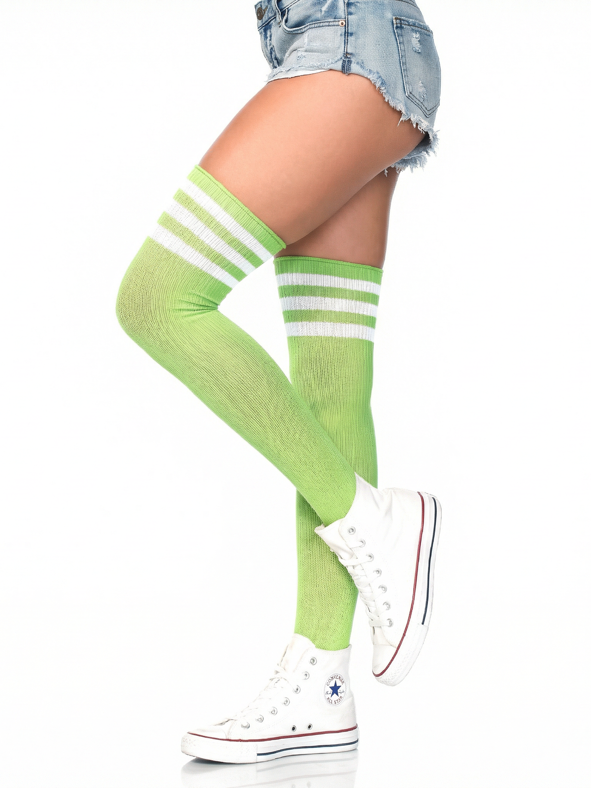 Gina Athletic Thigh High Stockings