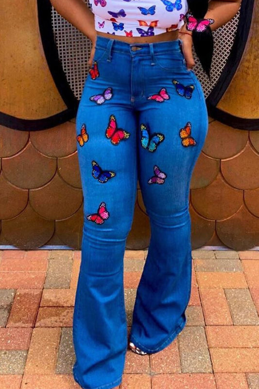 Butterfly Bell-Bottoms