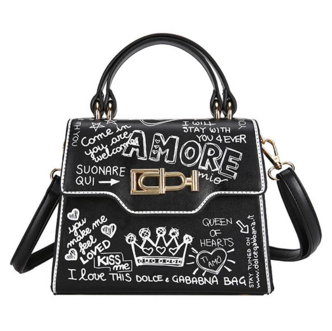 Graffiti Amore Purse