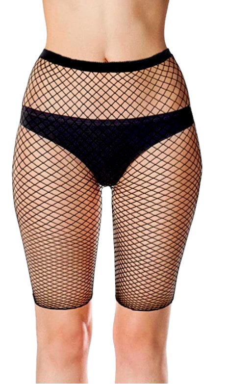 Sexy Women’s Fishnet Mesh Stocking Shorts