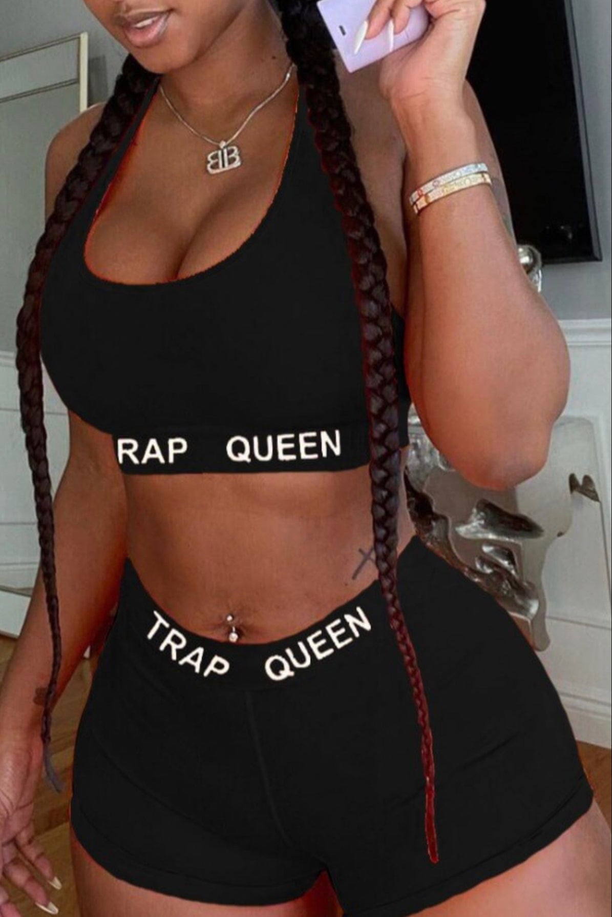 TRAP QUEEN Set Black