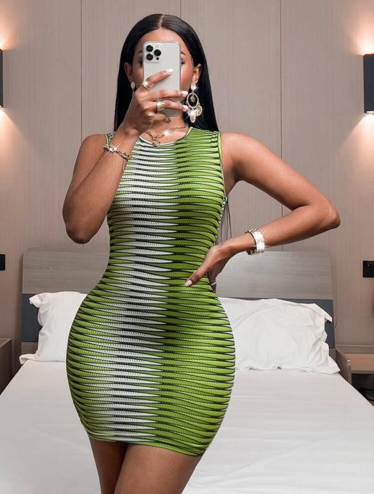 Green Anaconda Dress