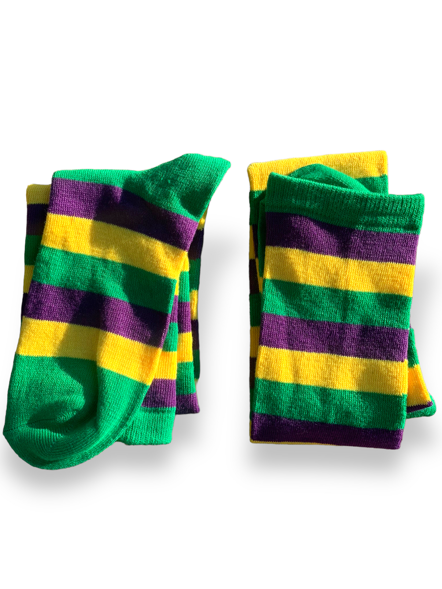 Mardi Gras Knee Socks