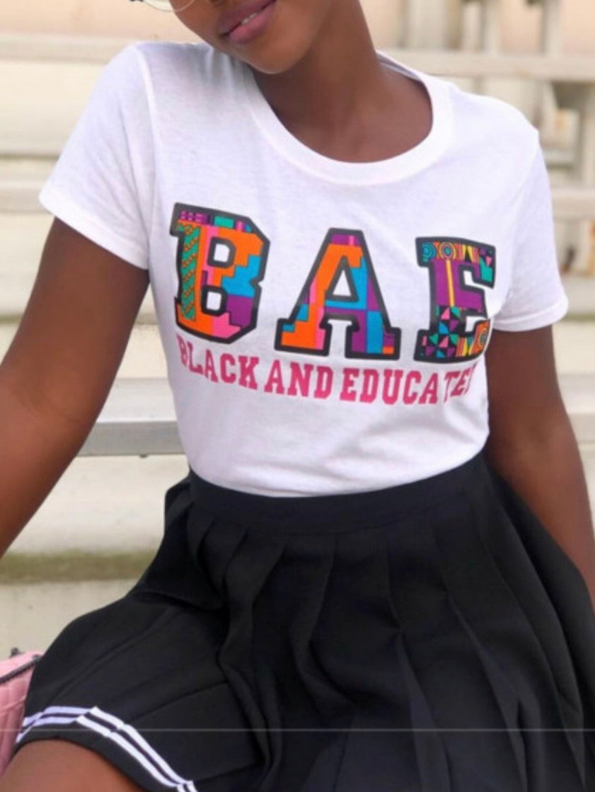 BLACK AND EDUCATED Graphic T Shirt