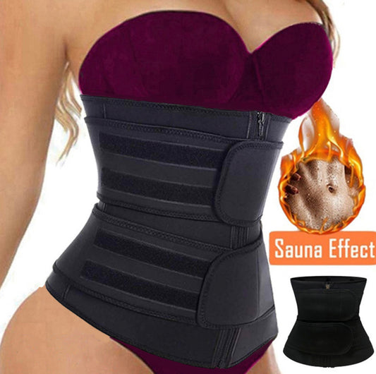 2X Band Zipper Waist Trainer