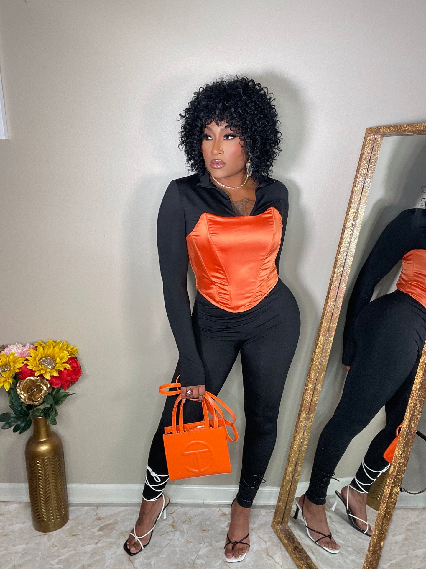 Orange Telfar Handbag