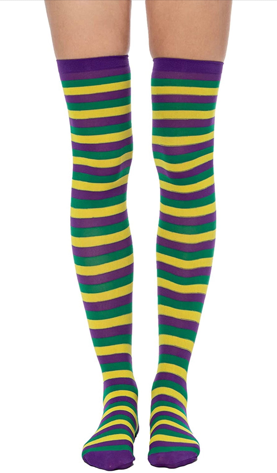 Mardi Gras Knee Socks