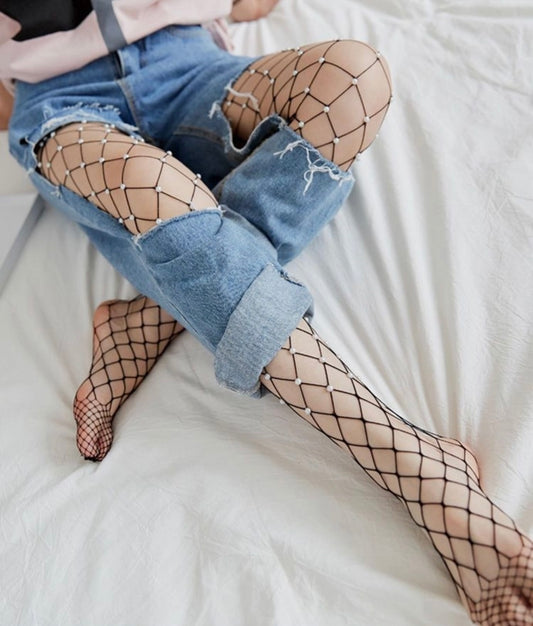 Miss.Pearly Fishnets