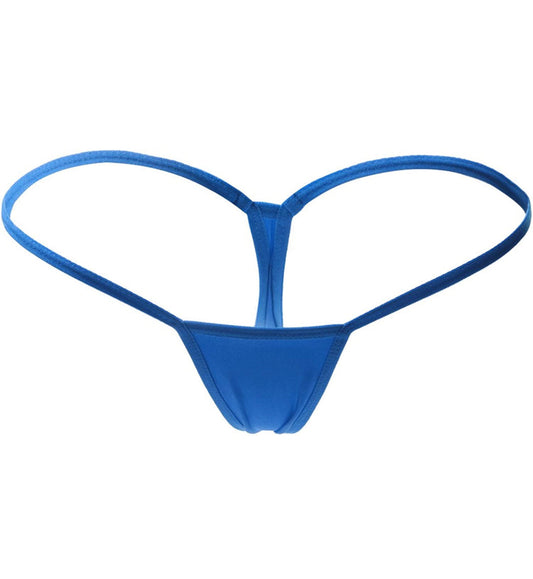 Blue Cupids Bow Thong