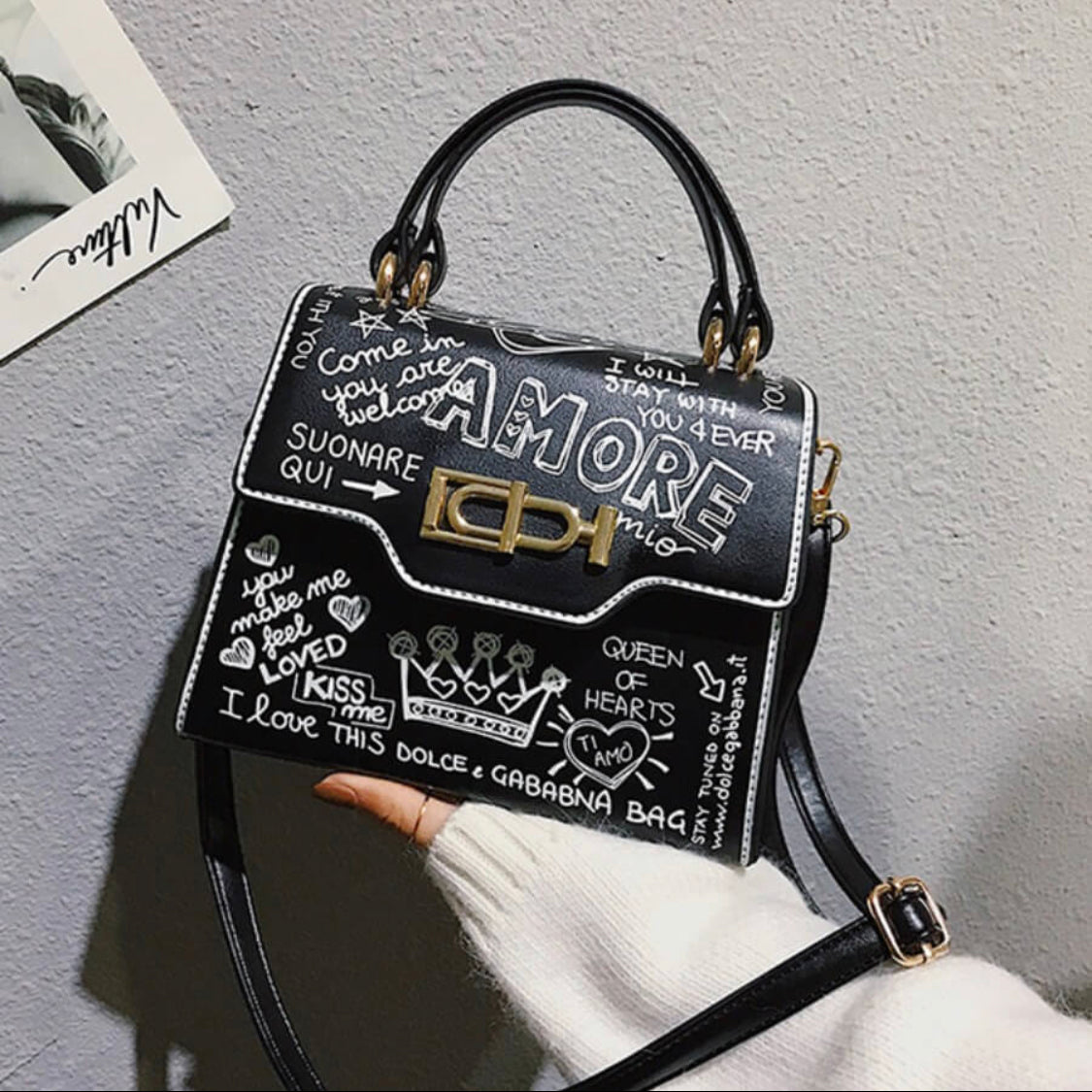 Graffiti Amore Purse