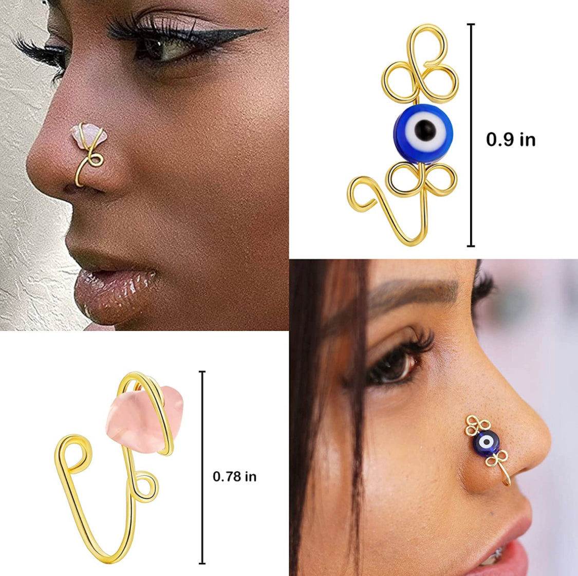 Stick Figure Nose Clip