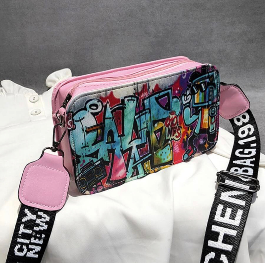 Street Graffiti Crossbody Purse