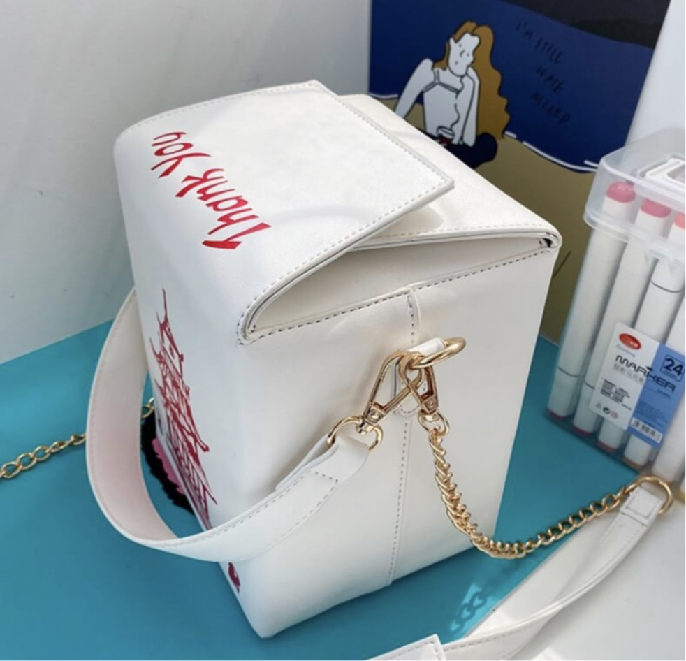 White Take-Out Purse