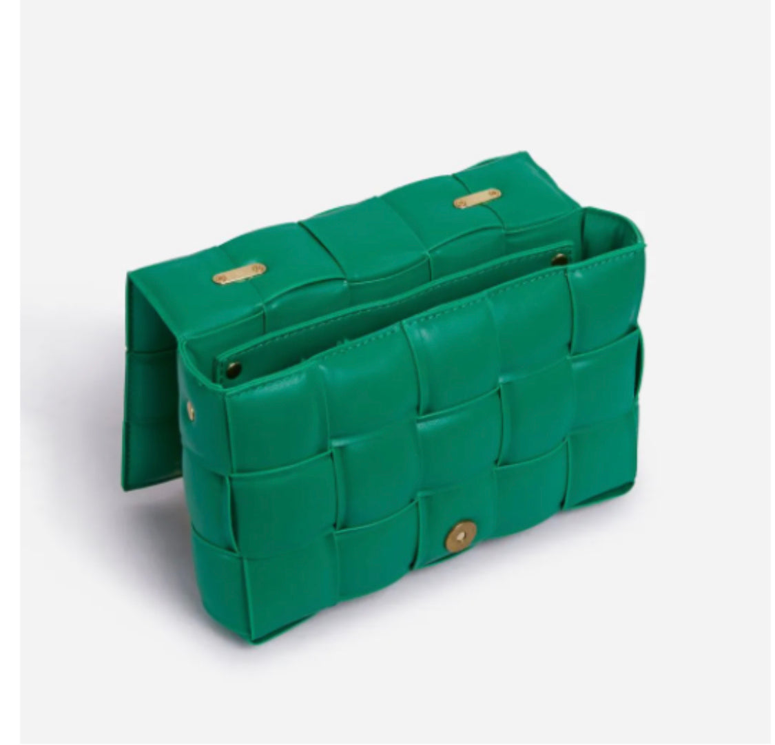 Green Brick$ Handbag