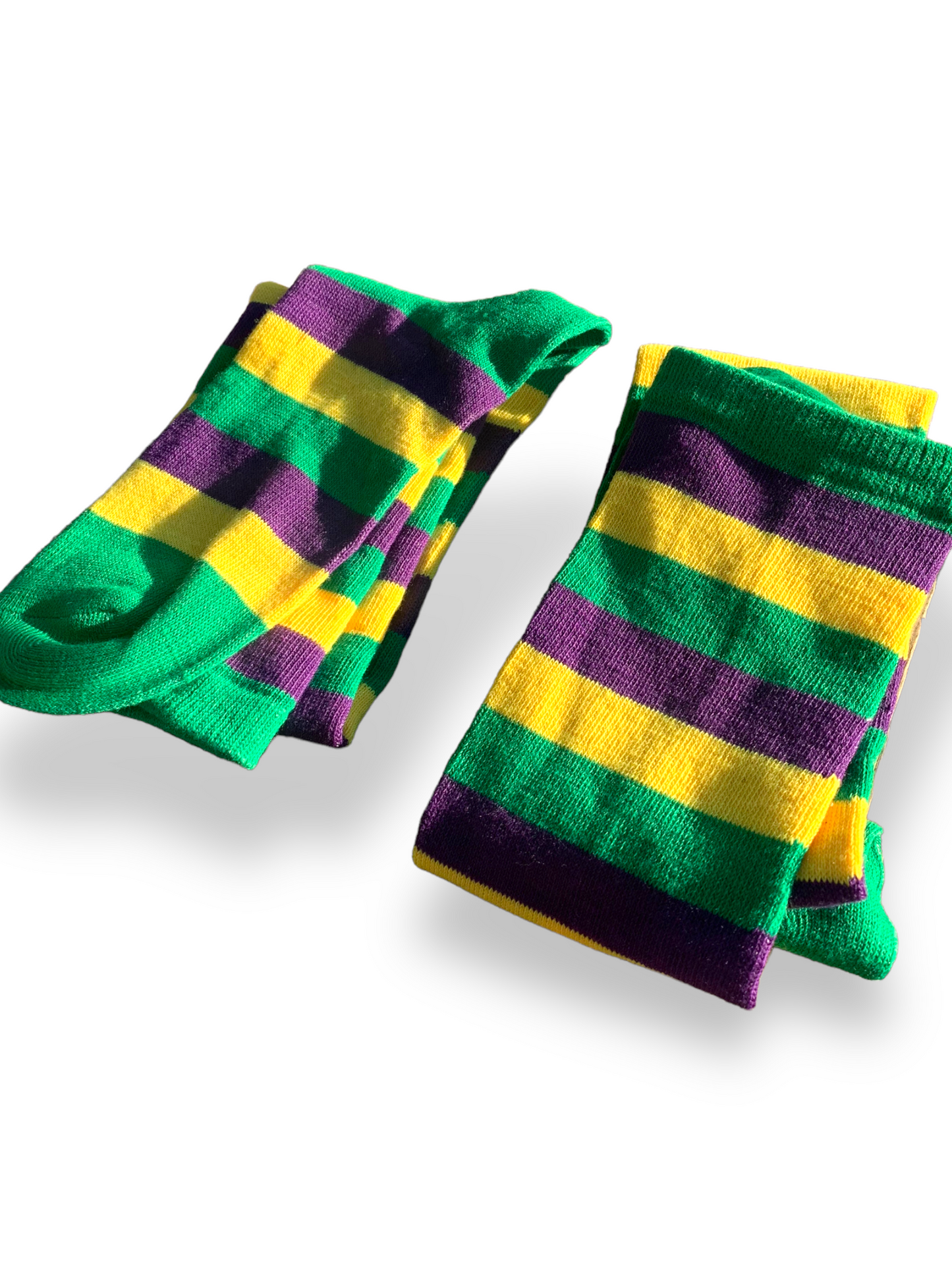 Mardi Gras Knee Socks