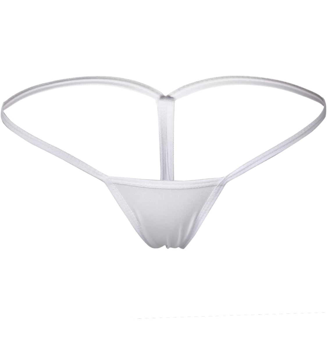 White Cupids Bow Thong