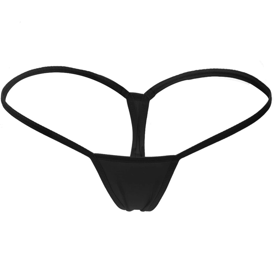 Women’s Black Cupids Bow Thong