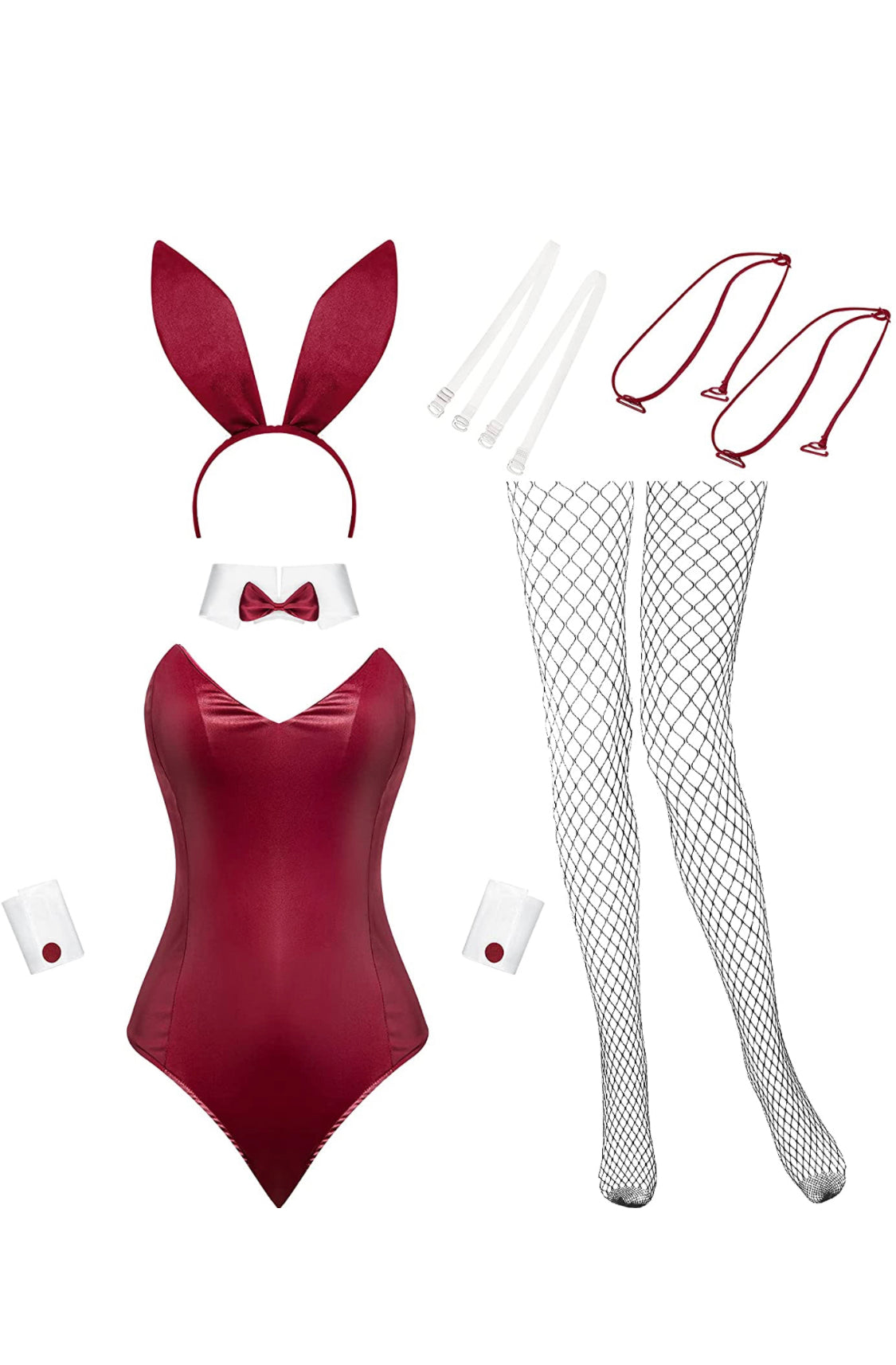 Red Wine Playboy Bunny Costume