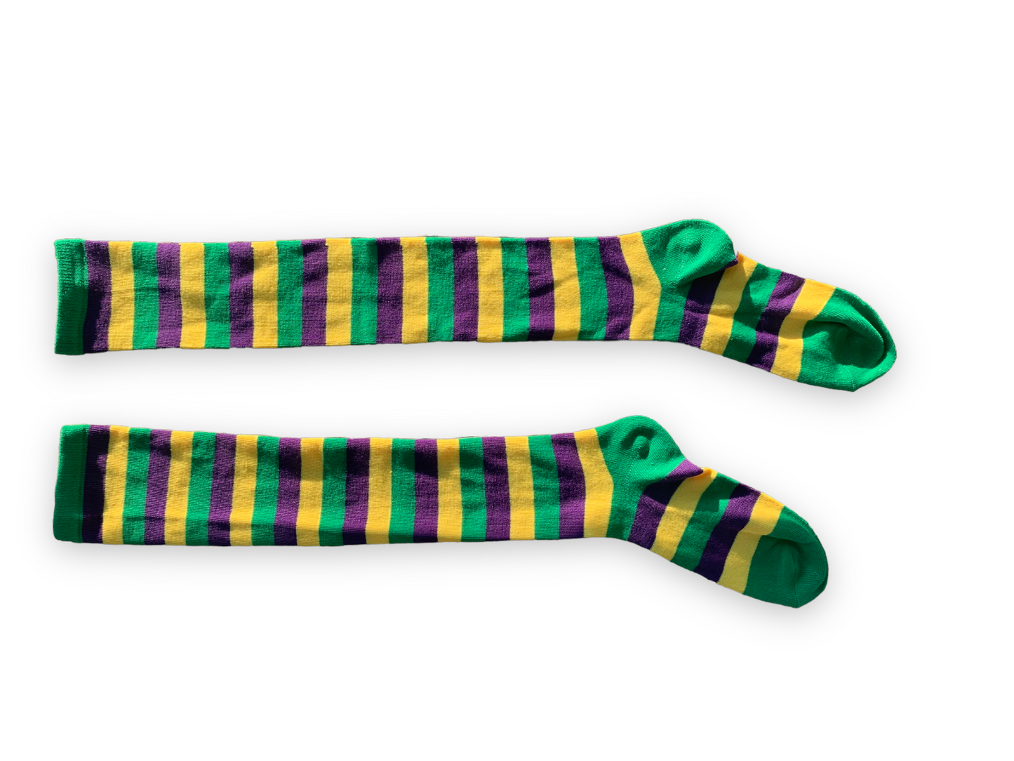 Mardi Gras Knee Socks