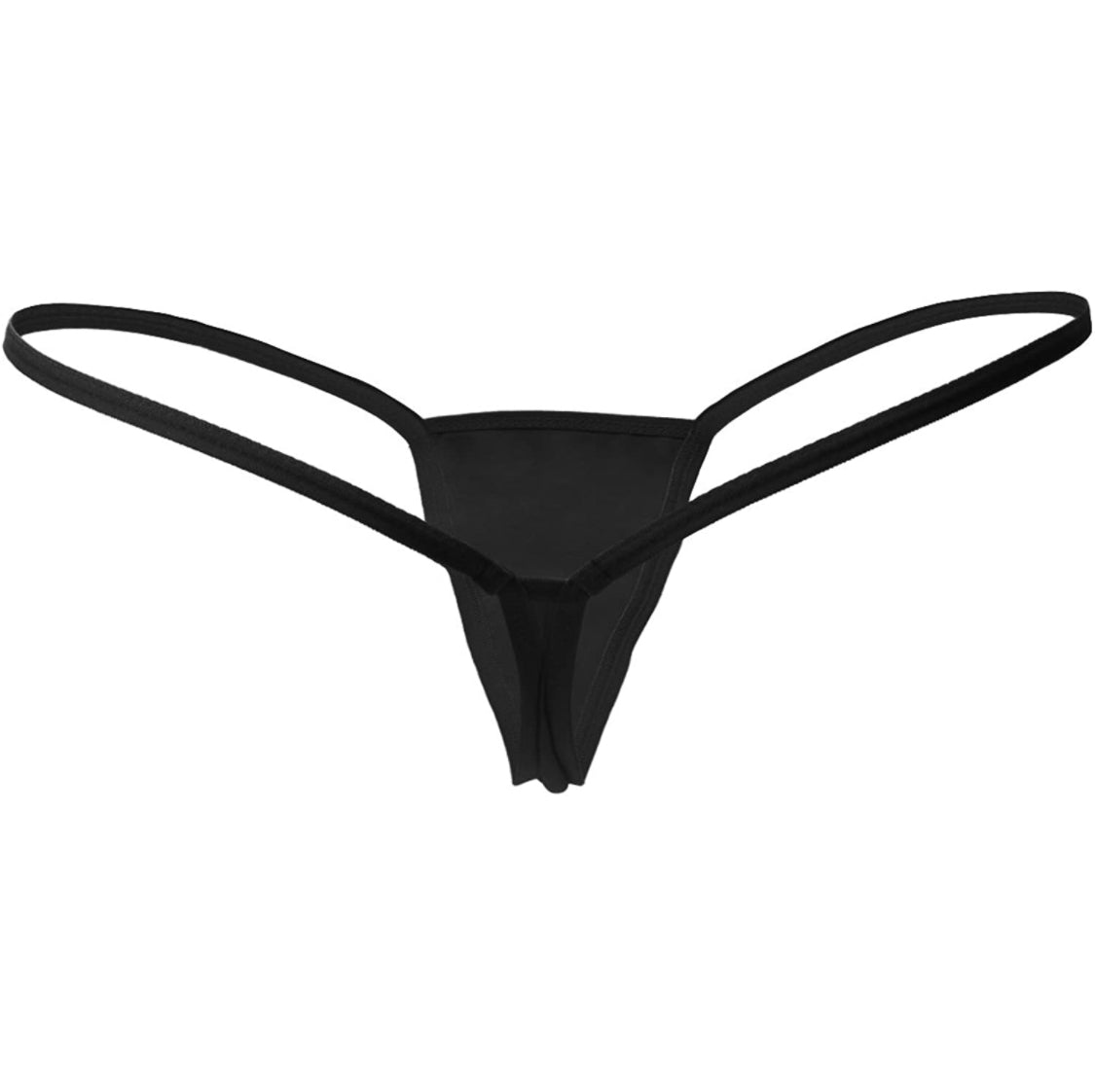 Women’s Black Cupids Bow Thong