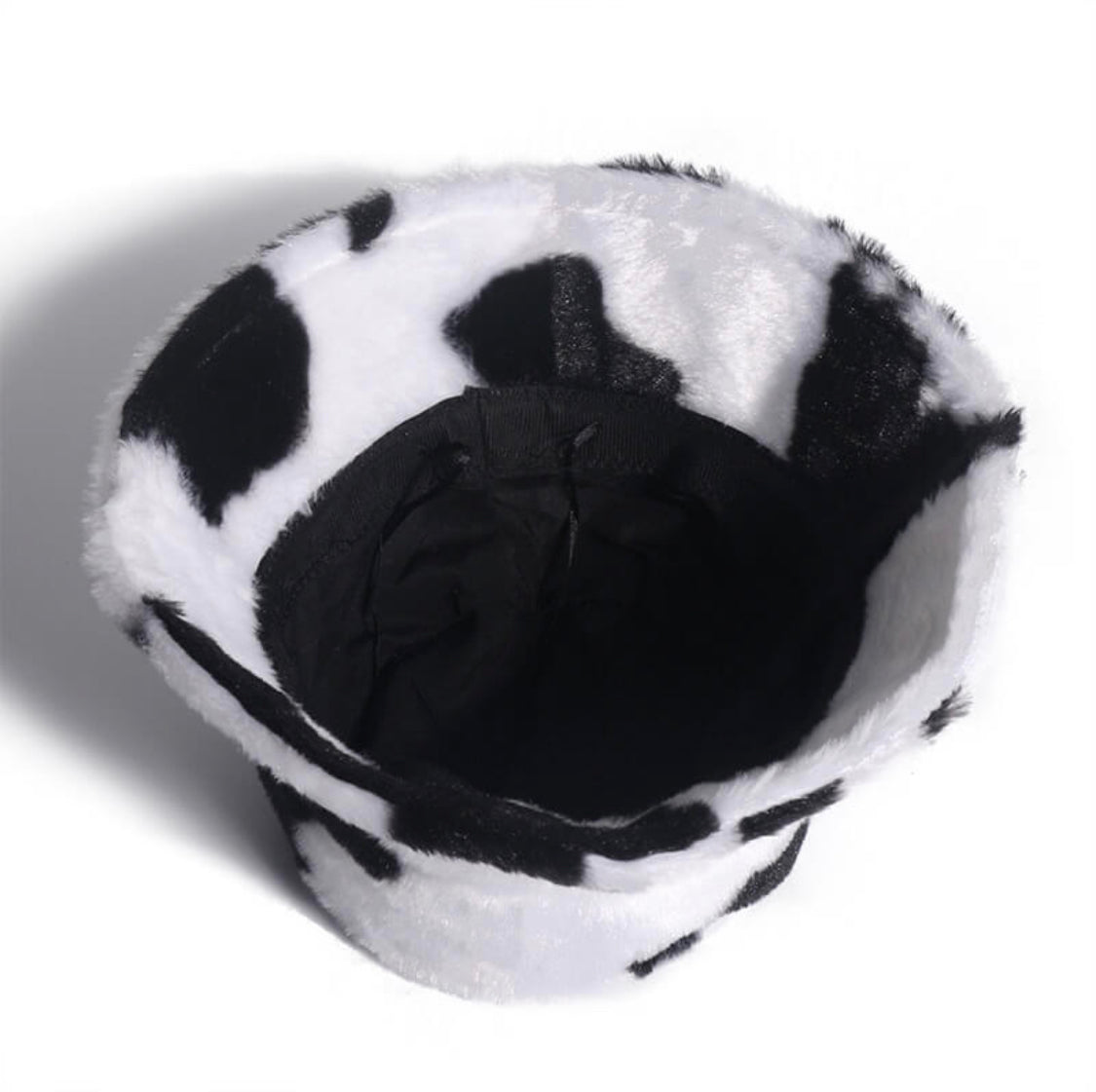 Unisex Cow Print Fluffy Moo City Bucket Hat